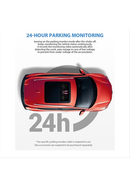 Araba Ultra Yüksek Çözünürlüklü 4K UHD Ön ve Arka Çift Kayıt Sürüş Kaydedici Adas Gps Wıfı A800S Optimize Edilmiş Sürüm C (Yurt Dışından) modelleri