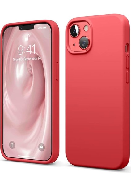 iPhone 13 Kılıf Esnek Yapılı Ince Standart Ruber Kapak Ryc/first