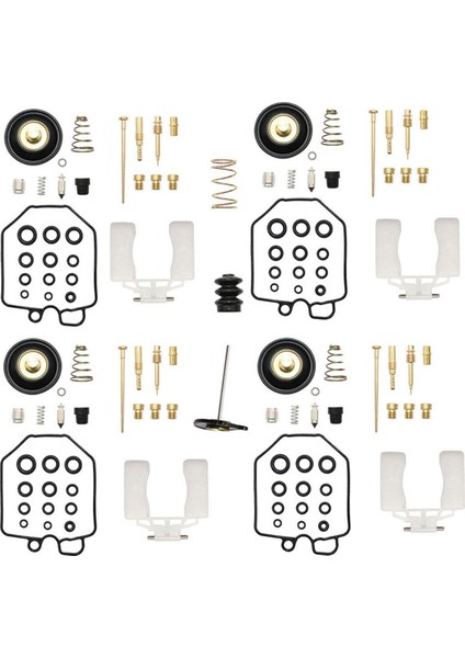 Honda CB750C CB750K CB750SC Nighthawk 750 Motosiklet Için 4'lü Honda Motosiklet Karbüratör Tamir Takımı (Yurt Dışından)