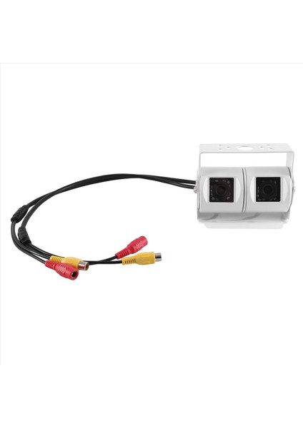 Rca Araba Çift Lensli Beyaz Geri Görüş Kamerası Karavan Geri Görüş Kamerası Çift Ayarlanabilir Açılı Lensli Arka Görüş Ccd Kamera Kamyon Otobüs Için (Yurt Dışından) modelleri
