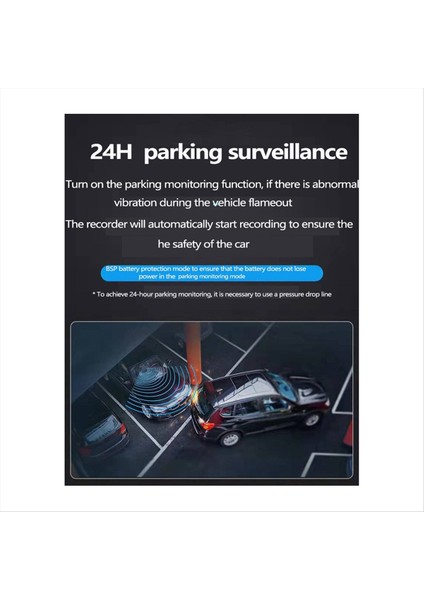 Q6 1296P Hd Mini Dvr Dash Kamera Akıllı Wifi Bağlantısı Araç Sürücüsü Android Araç Video Kaydedici Dash Kamera 24 Saat Park Monitörü (Yurt Dışından) indirimleri