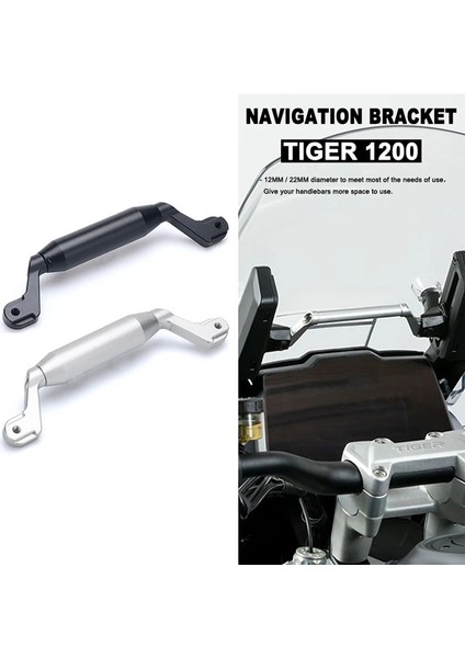 Motosiklet Telefon Tutucu Telefon Gps Navigasyon Braketi Desteği Kaplan 1200 Kaplan 1200 TIGER1200 Gt Pro 2023 - (Siyah) (Yurt Dışından) fırsatları