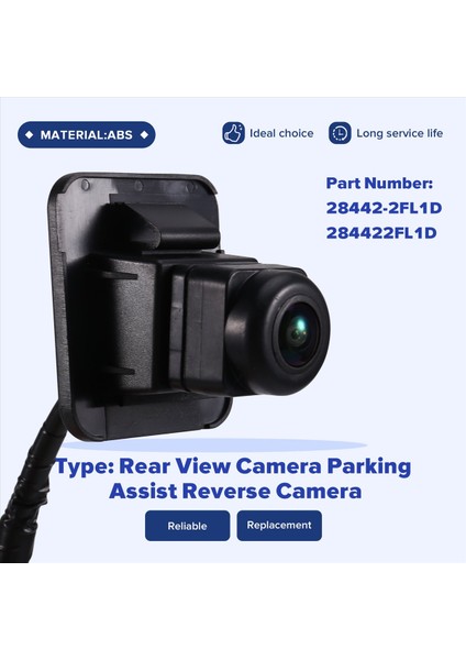 Nissan Qichen T70 VN11J 2015-2020 Için Araç Arka Görüş Kamerası Geri Vites Park Yardım Kamerası 28442-2FL1D 284422FL1D (Yurt Dışından) indirimleri