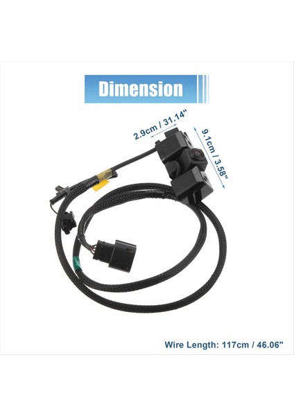 84062896 Chevy Silverado 1500 ve Gmc Sierra 1500 Için Araç Arka Görüş Kamerası (Yurt Dışından) fırsatları