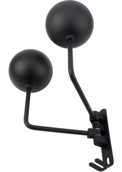 Motosiklet Çift Bilyalı Kask Askısı Duvara Monte Bisiklet Kask Askısı 180° Dönebilen Kask Askısı Kancalı Çelik Metal Askı (Yurt Dışından)