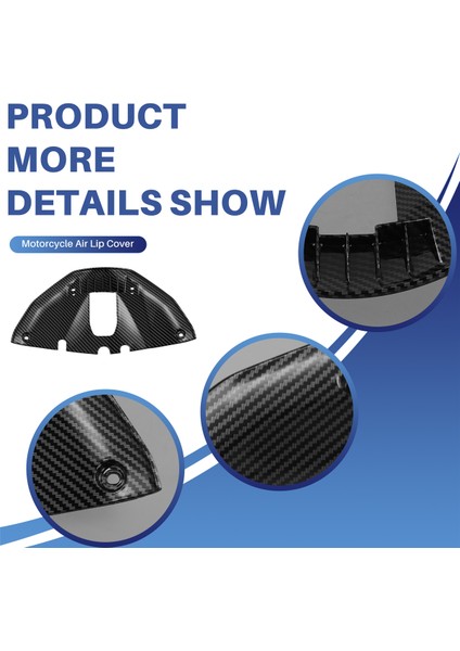 Yamaha Yzf-R7 Yzf R7 2021-2024 Için Motosiklet Aksesuarları Ön Hava Dudak Kapağı Kanatçıkları Kaplama (Yurt Dışından) indirimleri