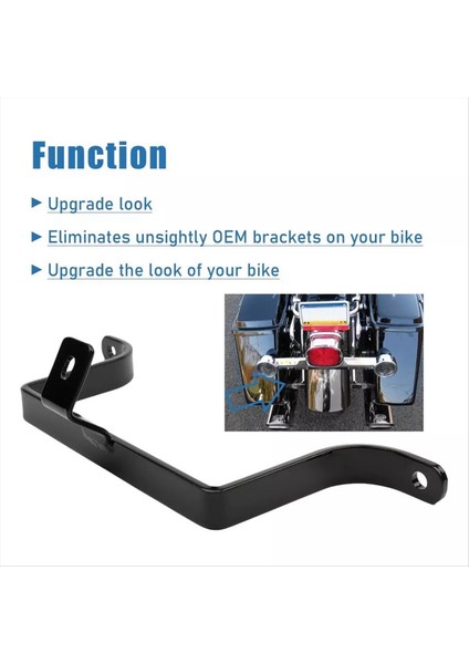 Motosiklet Arka Çamurluk Heybe Destek Braketi Harley Touring Electra Glide Flh Yol Glide Flt 1984-2008 (Yurt Dışından) fırsatları