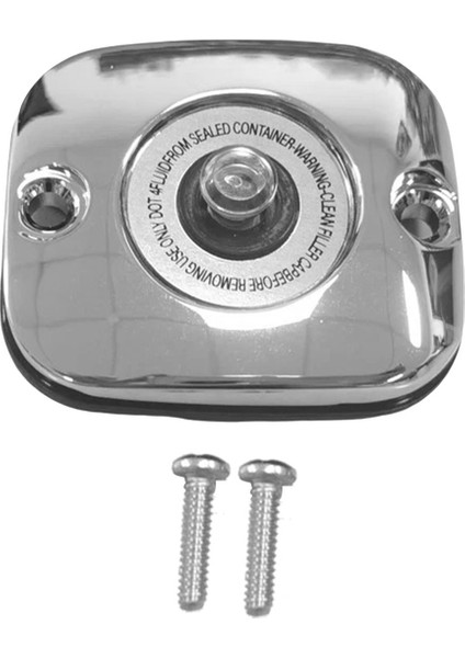 Harley 06-17 Dyna, 06-14 Softail ve 05-07 Touring Modelleri Için Motosiklet Krom Ön Fren Ana Silindir Kapağı (Yurt Dışından)