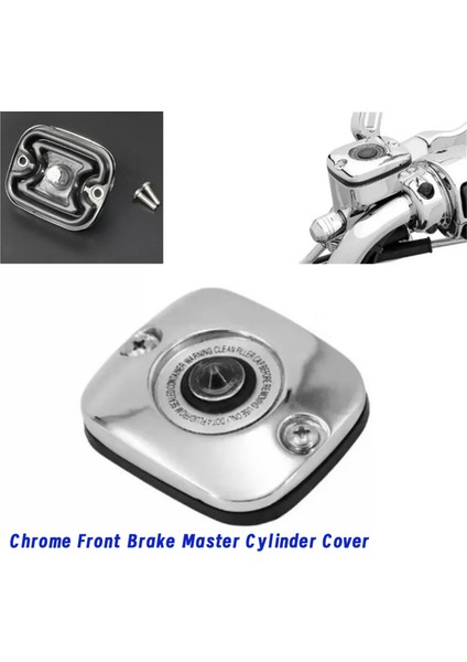 Harley 06-17 Dyna, 06-14 Softail ve 05-07 Touring Modelleri Için Motosiklet Krom Ön Fren Ana Silindir Kapağı (Yurt Dışından) fiyatları