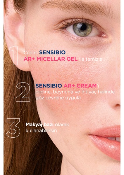 Sensibio Ar+ Krem 40 Ml Dermatolojik Olarak Test Edilmiş Hassas Ciltler İçin