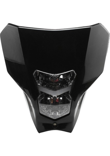 Honda CRF450L CRF450XR Crf 450L 450XR 450 L Xr,a Için Off-Road Motosiklet Far Kapağı Hayalet Yüz Maskesi Halojen Far (Yurt Dışından)