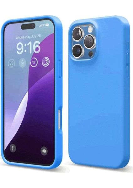 iPhone 16 Pro Max Kılıf Esnek Yapılı Ince Standart Ruber Kapak Ryc/first