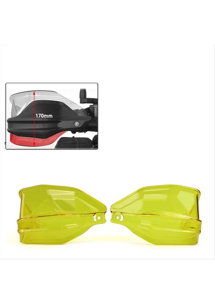 Bmw Için Waterbird R1200GS R1250GS F850GS Adv Motosiklet Handguard El Kalkanı Koruyucu Cam Sarı (Yurt Dışından) indirimleri
