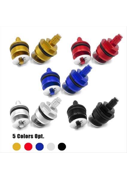 Motosiklet Amortisörü Vida Dekorasyon Ön Çatal Vidalı Kapak Suzuki GW250 DL250 GSX250R Kırmızı (Yurt Dışından) fırsatları