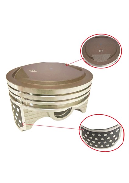 Motosiklet CRF230 67MM Büyük Delik Yarış Piston Halkası Kiti Honda CRF230F Crf 230 233CC (Yurt Dışından) modelleri