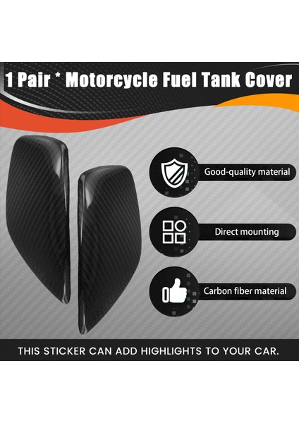 Motosiklet Yakıt Deposu Koruyucu Kılıflar Karbon Fiber Dekorasyon Kaydırıcılar Koruyucu Kapakları Kawasaki ZX-4R/RR/25R (Yurt Dışından) indirimleri