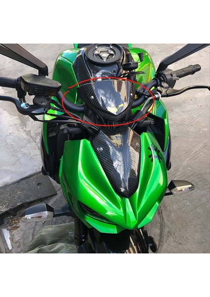 Motosiklet Far Rüzgar Deflektörü Karbon Fiber Kawasaki Z100 2014-2021 Dekoratif Küçük Panel Moto Parçaları Kısa (Yurt Dışından) fiyatları