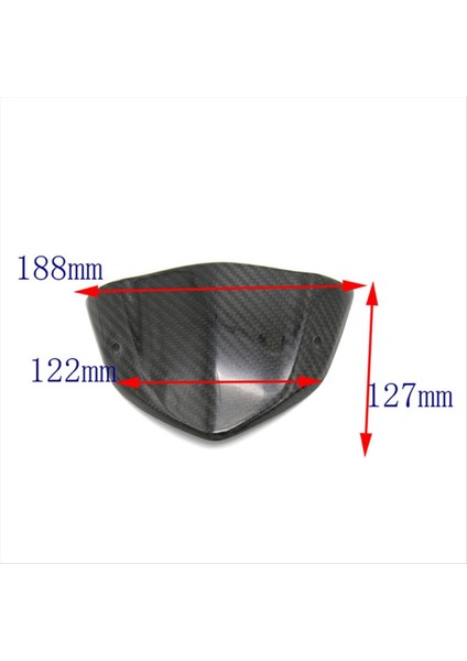 Motosiklet Far Rüzgar Deflektörü Karbon Fiber Kawasaki Z100 2014-2021 Dekoratif Küçük Panel Moto Parçaları Kısa (Yurt Dışından) fırsatları