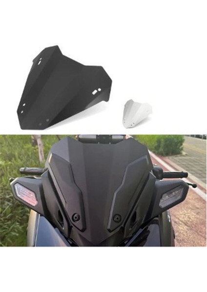 Motosiklet Cam Rüzgar Deflektörü Ön Cam Yamaha X-MAX300 Xmax 300 XMAX300 X-Max 300 2023 (Siyah) (Yurt Dışından) fiyatları