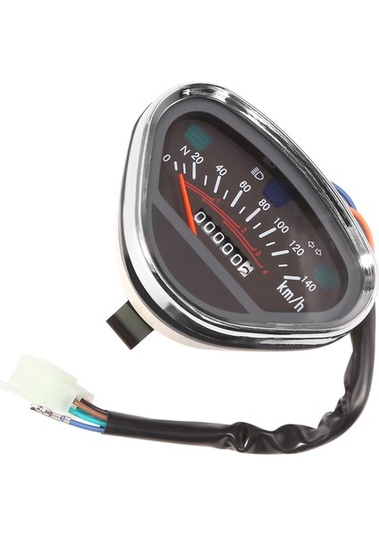 Motosiklet Metre Kilometre Sayacı Ölçer Arkadan Aydınlatmalı LCD Dijital Gösterge Enstrüman Vintage Honda Dax 70 JIALING70 (Yurt Dışından)