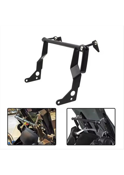 Motosiklet Aksesuarları Telefon Tutucu Standı Gps Navigasyon Braketi Bmw R1250GS R1200GS Macera R1250 Gs Adv 2014-UP (Yurt Dışından) modelleri