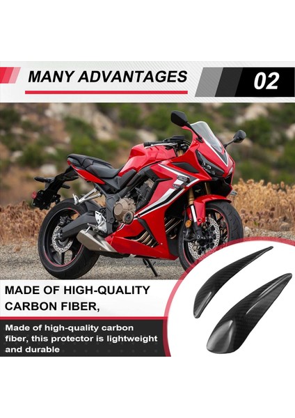 Karbon Fiber Yakıt Deposu Koruyucu Kapak Honda CBR650R CB650R 2019-2023 Motosiklet Kabuk Dekorasyon Sürgülü Kapak (Yurt Dışından) indirimleri