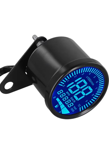 Motosiklet Metre Hız Göstergesi Dijital Kilometre Sayacı Gece Lambası 12V Dijital Hız Göstergesi Takometre Motosiklet Aksesuarları, B (Yurt Dışından) fiyatları