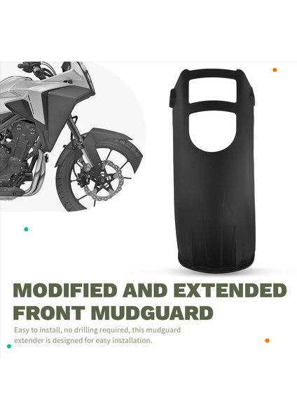Motosiklet Aksesuarları Ön Çamurluk Genişletici Uzatma Honda NX400 NX500 CB500X 2022 2023 2024 2025 (Yurt Dışından) fırsatları