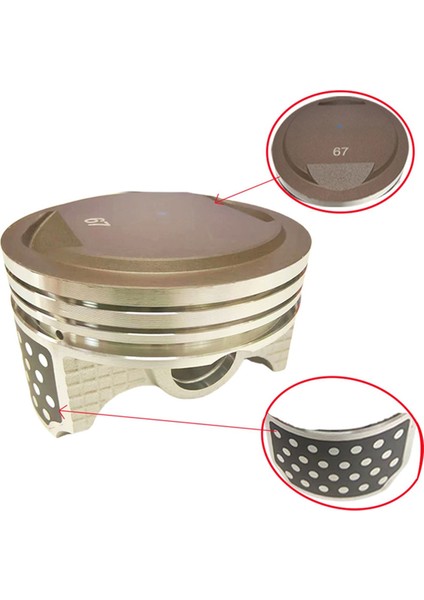 Honda CRF230F Crf 230 233CC Için Motosiklet CRF230 67MM Büyük Çaplı Yarış Piston Segmanı Kiti (Yurt Dışından) modelleri
