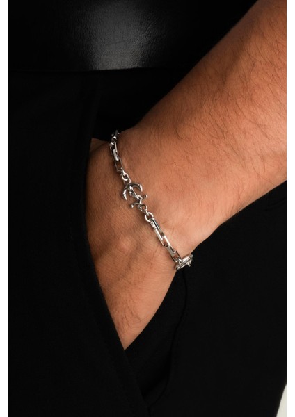 Triton Italyan 21 cm Gümüş Erkek Zincir Bileklik fiyatları