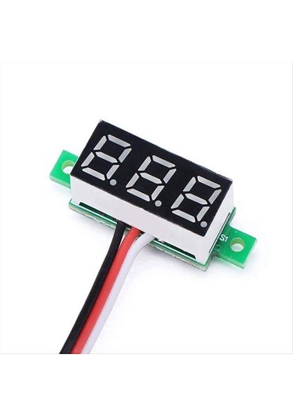 Dc Dijital Voltmetre Kafaları 0.36 Inç LED Dijital Voltmetre Dc 0-30.0 V Motosiklet Voltmetre Üç Telli (Yurt Dışından) fiyatları