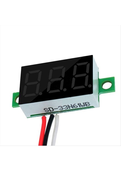 Dc Dijital Voltmetre Kafaları 0.36 Inç LED Dijital Voltmetre Dc 0-30.0 V Motosiklet Voltmetre Üç Telli (Yurt Dışından) modelleri