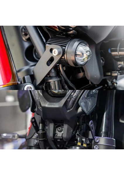 Motosiklet Sis Lambası Braketi Spot Braketi Ön Aydınlatma Braketi Aksesuarları Yamaha Mt-09 Fz-09 2021-2022 (Yurt Dışından) fiyatları