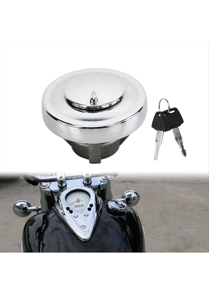Motosiklet Yakıt Kapağı Depo Kapağı Anahtarlı Kilit Yamaha XVS125 250 400 650 950 1100 Dragstar XV1700 Yol Yıldızı (Yurt Dışından) modelleri