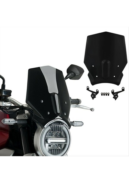Motosiklet Ön Cam Kalkanı Cam Deflektör Kapağı Honda Için CB650R 2019-2023 CB1000R 2018-2020 (Yurt Dışından) modelleri