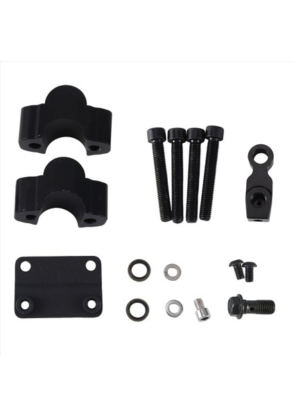 Motosiklet Gidonu Yükseltici Sürükle Gidon Kelepçe Uzatın Adaptörü Yamaha Mt-07 MT07 mt 07 2021 2022 2023 -(Siyah) (Yurt Dışından) modelleri