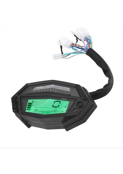 Motosiklet Göstergesi LCD Hız Göstergesi Ayarlanabilir Renk Takometre Ölçer Kawasaki Z1000 Sensörsüz (Yurt Dışından)