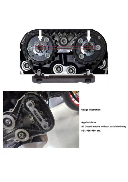 Motosiklet Motoru Kayış Makarası Zamanlama Aracı Ducati Eksantrik Mili Zamanlama Mili Kilitleme Aracı Yerine 88765.1623 (Yurt Dışından) indirimleri
