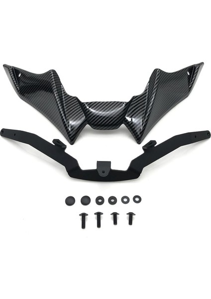 Motosiklet Ön Kaporta Aerodinamik Winglet Alt Kapak Siyah Sabit Rüzgar Kanat Yamaha Mt-09 V3 2021 2022+ (Yurt Dışından) indirimleri
