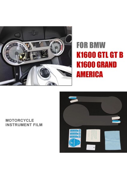 Motosiklet Dashboard Anti-Scratch Filmi Pano Koruyucu Film Enstrüman Filmi BMW-K1600GTL K1600GT K1600 K1600B (Yurt Dışından) indirimleri