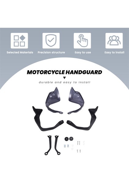 Motosiklet Handguard El Koruma Rüzgar Kalkanı El Muhafızları Voge Valico DS900X DSX900 900DSX 2024 2025 Duman Gri (Yurt Dışından) fiyatları