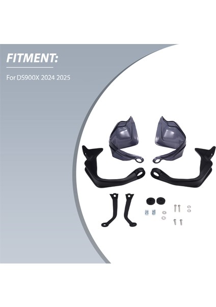 Motosiklet Handguard El Koruma Rüzgar Kalkanı El Muhafızları Voge Valico DS900X DSX900 900DSX 2024 2025 Duman Gri (Yurt Dışından) fırsatları