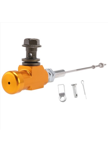 Motosiklet Hidrolik Debriyaj Ana Silindir Çubuk Fren Pompası M10X1. 25MM Alüminyum Altın (Yurt Dışından) fırsatları