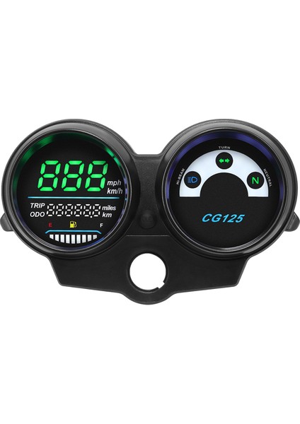 LED Dijital Motosiklet Hız Göstergesi CG125 2000-2008 Fan 125 Titan 125 2013 Brezilya Honda Motosiklet Paneli Için Gösterge Paneli (Yurt Dışından)