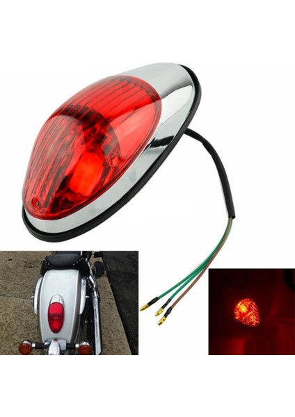 Motosiklet Fren Lambası Kuyruk Lambası Arka Gösterge Honda Shadow VLX400 MAGNA250 (Yurt Dışından) modelleri