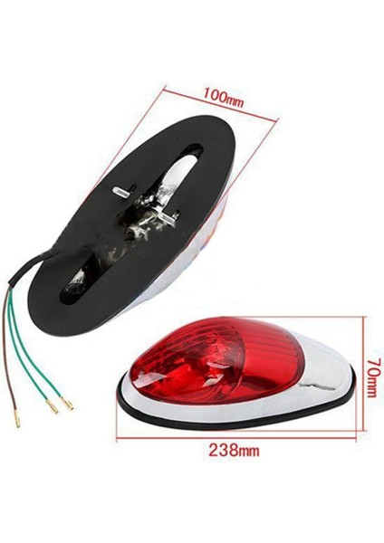 Motosiklet Fren Lambası Kuyruk Lambası Arka Gösterge Honda Shadow VLX400 MAGNA250 (Yurt Dışından) indirimleri