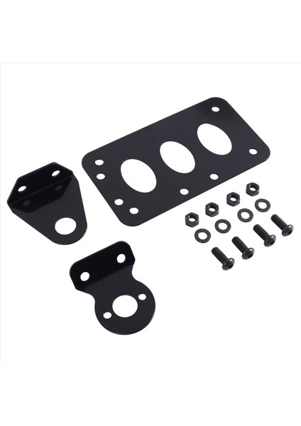 Siyah Motosiklet Yan Dağı Plaka Braketi Bobber Chopper Için Fit Harley Sportster Stop Lambası CB750 XS650 Kuyruk Lambası (Yurt Dışından) modelleri