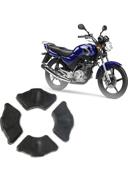 Yamaha YBR125 Ybr Yb 125 JYM125 Tampon Lastiği Için 4 Adet Motosiklet Arka Göbek Tekerlek Yastıklama Kauçuk Yastık Amortisör Yedek Parçası (Yurt Dışından) fiyatları