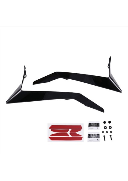 Motosiklet Yan Hava Deflector Rüzgar Deflektörü Süslemeleri Yan Cam Bacak Honda FORZA750 Forza 750 2025 A (Yurt Dışından)