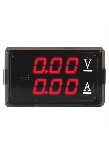 Dc0 - 100V 10A LED Dijital Voltmetre Ampermetre Araba Motosiklet Gerilim Akım Ölçer Dedektörleri Test Cihazı Kullanımı Kolay, Kırmızı (Yurt Dışından)